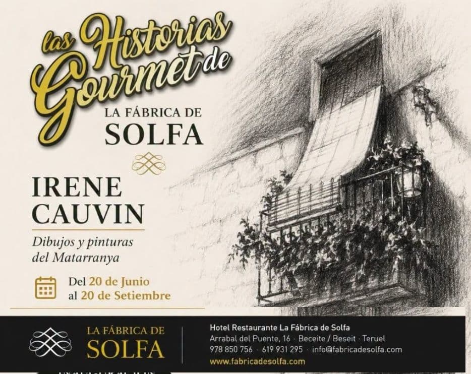 Exposición de Irene Cauvin. Dibujos y pinturas del Matarranya.